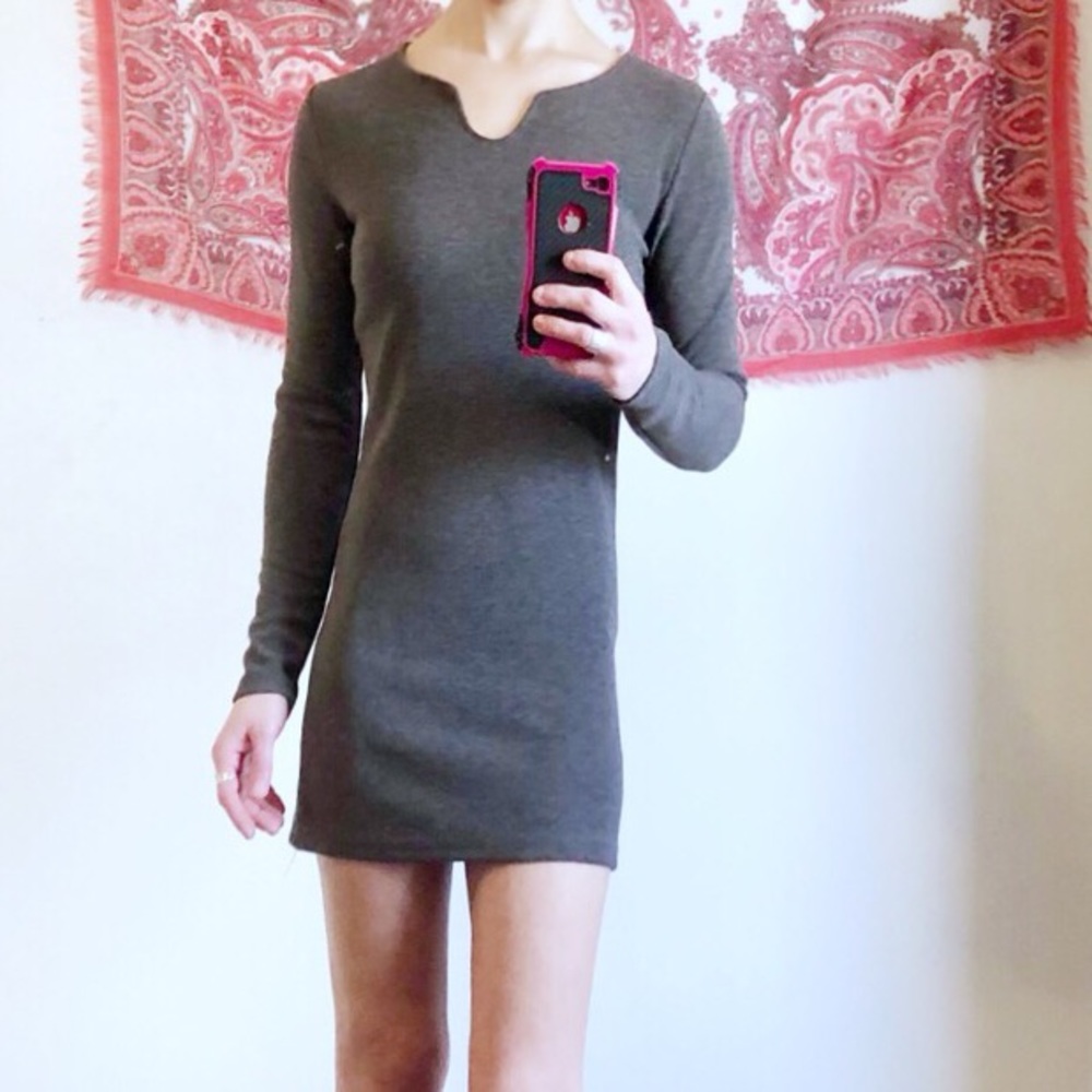Grey Tunic/Mini Dress